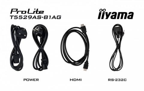 Monitor 55 cali T5529AS-B1AG VA,4K,HDMIx2,USB-C,RJ45,2x10W,WiFi, Android 14, Signal FailOver, Whiteboard, iiSignage2 (CMS), 