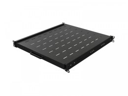 Półka wysuwana do szaf rack 19 cali 500mm czarna