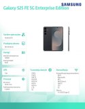 Smartfon Galaxy S25 FE 5G 8/128GB Enterprise Edition czarny