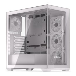 Obudowa KRUX Exo White ATX, z oknem, bez zasilacza, biała
