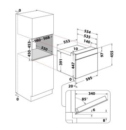 Kuchnia mikrofalowa do zabudowy WMW44HMB