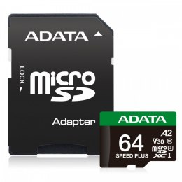 Karta microSD Speed Plus 64GB UHS1 U3 V30 A2 160/140 MB/s