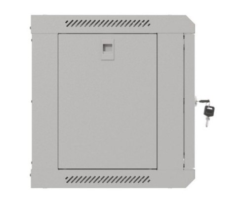 Szafa instalacyjna rack wisząca 19" 6U 540x350 szara drzwi przeszklone ( flat pack)