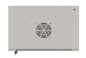 Szafa instalacyjna rack wisząca 19" 6U 540x350 szara drzwi przeszklone ( flat pack)