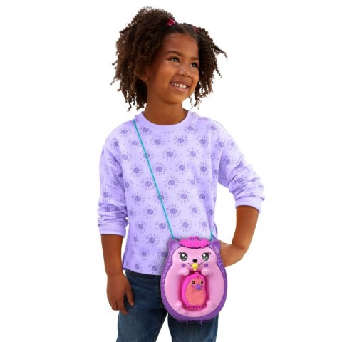 Zestaw figurek Polly Pocket Kompaktowa torebka Rodzina jeżyków