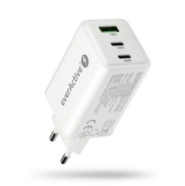 Ładowarka sieciowa GAN QC 4+ 65W 1XUSB 2XUSB-C biała SC-655Q