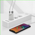 Ładowarka sieciowa SUPER SLIM QC 3.0 20W 1XUSB 1XUSB-C biała SC-340Q