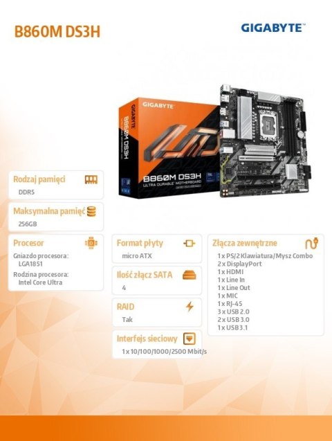 Płyta główna B860M DS3H