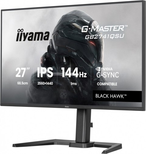Monitor 27 cali GB2741QSU-B1 IPS,QHD,144Hz,1ms,2xUSB, Adaptive G-SYNC,HDMI,DP,350cd, HAS (150) PIVOT
