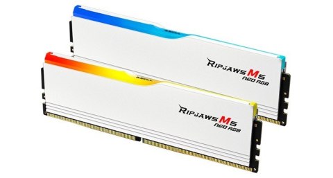 Pamięć PC DDR5 96GB (2x48GB) Ripjaws M5 Neo RGB AMD 6000MHz CL30 Biały