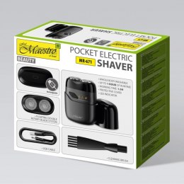 Golarka męska podróżna 2 głowice, USB MR-671