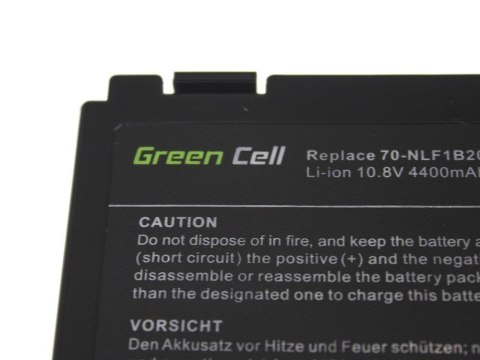 Green Cell bateria A32-F82 A32-F52 L0690L6 do Asus K40iJ K50 K50AB K50C K50IJ K50i K50iN K70 K70IJ K70IO
