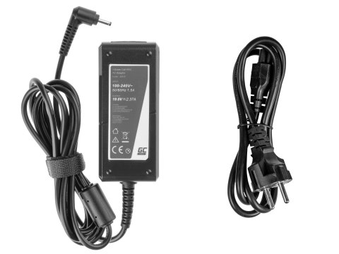 Green Cell do ładowarka / AC adapter 19V 2.37A 45W do Asus ZenBook UX21E UX31E, Acer Chromebook 11 CB3-111 13 CB5-311