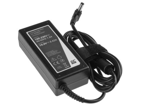 Green Cell do ładowarka / AC adapter 19V 3.42A 65W do Asus R510C R510L R556L X550C X550L Toshiba Satellite C650 L750