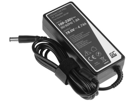 Green Cell do ładowarka / AC adapter do HP Envy Pavilion DV4 DV5 DV6 Compaq CQ61 CQ62 19V 4.74A