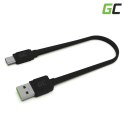 Green Cell kabel GCmatte USB-C Flat kabel 25 cm z szybkim ładowaniem