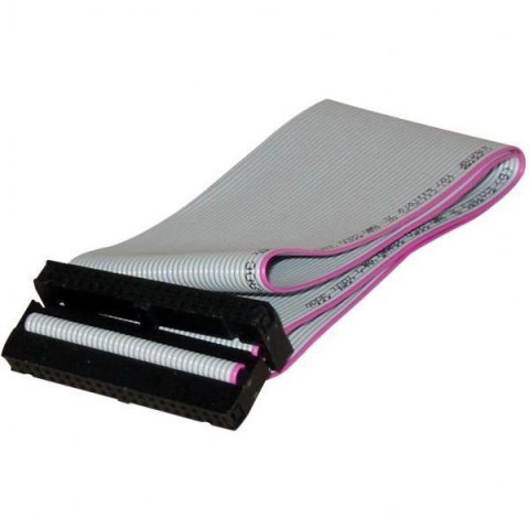 Kabel do dysku twardego ATA 100, 0.7 m, 40 żył, ATA100,, szary, Logo