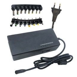 N-Face Uniwersalny zasilacz do notebooków 110-220V (el.síť), 12-24V, ładowanie laptopa, włącznik zasilania, EOL
