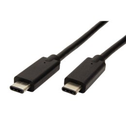 USB kabel (3.1), USB C (M) - USB C (M), 1m, czarny, plastic bag, EOL