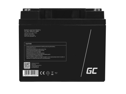 Green Cell AGM VRLA 12V 44Ah maintenance-free bateria do mower, skuter, łodzi, wózek inwalidzki