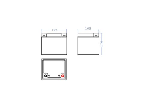 Green Cell AGM VRLA 12V 44Ah maintenance-free bateria do mower, skuter, łodzi, wózek inwalidzki