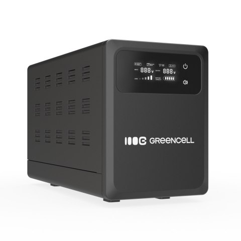 Green Cell Nieprzerwany power zasilanie UPS 1500VA 1000W z LCD display
