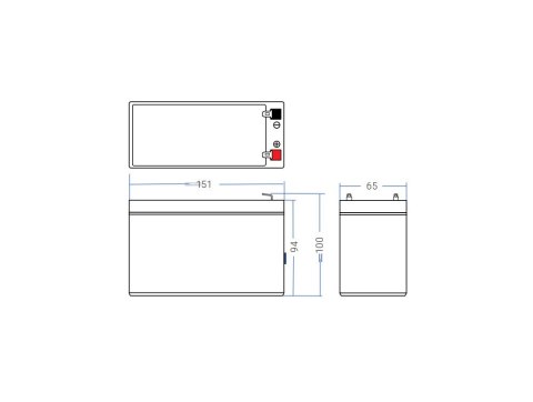 Green Cell AGM VRLA 12V 7.2Ah maintenance-free bateria do the systemów alarmowych, kas, zabawek
