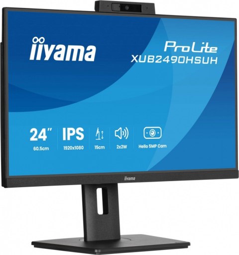 Monitor 24 cale XUB2490HSUH-B2 IPS,FHD,CAM,MIC,HDMI,DP