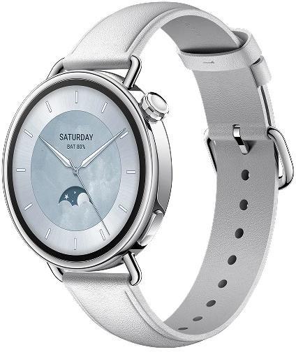 Smartwatch Xiaomi Watch S4 41mm Leather Strap biały
