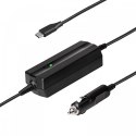 Zasilacz samochodowy 65W USB-C QC 3.0 Ładowarka do gniazda zapalniczki 20V/3-3.25A