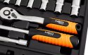 Zestaw kluczy nasadowych10-231, 23 szt, rozmiar 1/4, walizka, NEO TOOLS