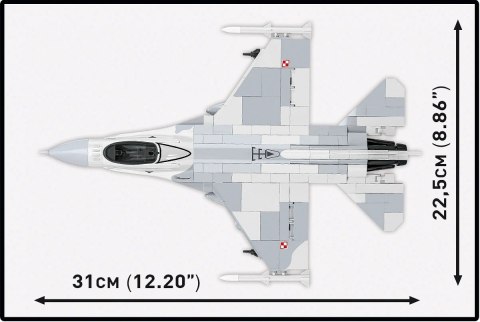 Klocki F-16C Fighting Falcon 463 klocków