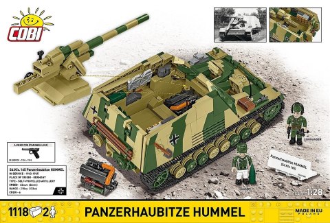 Klocki Panzehaubitze Hummel 1118 klocków