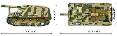 Klocki Panzehaubitze Hummel 1118 klocków