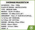 Klocki Sherman M4A2E8 865 klocków
