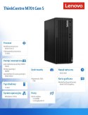Komputer ThinkCentre M70t G5 TOWER 12U60005PB W11Pro i7-14700/16GB/1TB/INT/DVD/vPro/3YRS OS