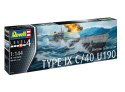 Model plastikowy German Submarine T.IX C/40 1/144