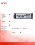Dysk SSD ME300 M.2 PCI-Ex4 512GB TLC 2.5 GB/s NVMe