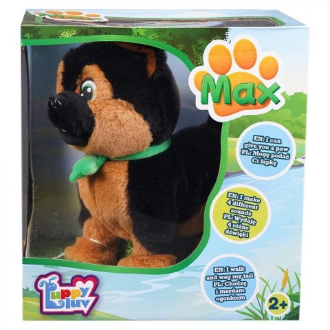 Maskotka interaktywna Puppy Luv Piesek owczarek niemiecki Max