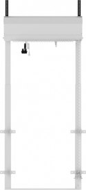 Podnośnik MD-WLIFT2031- W1 ściana/podłoga biały