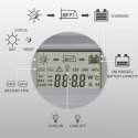 Solarny regulator ładowania MPPT z czujnikiem temperatury 40A | 12V/24V | LCD | 2xUSB | Bluetooth | APP | GEL | LiFePO4
