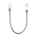 Verbatim USB kabel (3.1), USB A M - USB C (M), 0.3m, srebrny, box, 48868, EOL