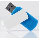 Goodram USB flash disk, USB 2.0, 32GB, UCO2, niebieski, UCO2-0320MXR11, USB A, z obrotową osłoną, EOL