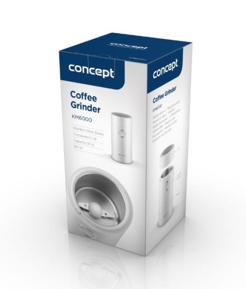 Młynek do kawy biały KM6000