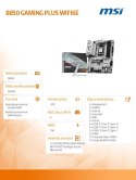 Płyta główna B850 GAMING PLUS WIFI6E AM5 4DDR5 ATX
