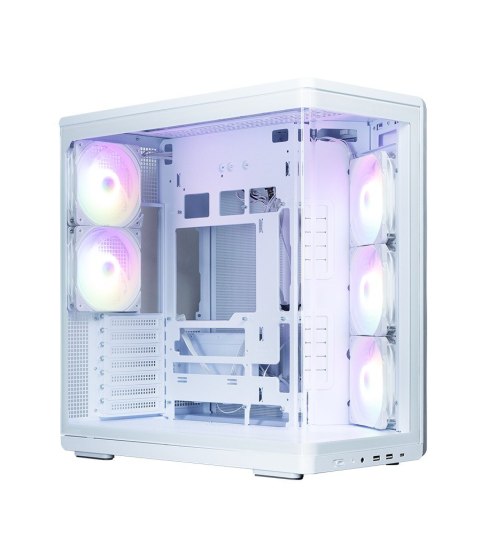 Obudowa P60 Mid-Tower 5x ARGB fans biała