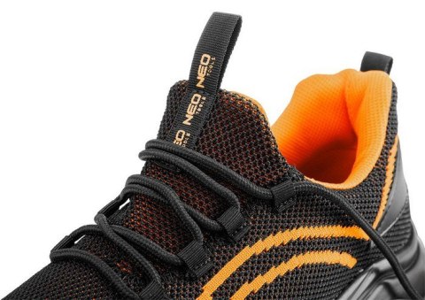 PÓŁBUTY ROBOCZE S1 SR STALOWY PODN.POMARAŃCZOWE ROZM.43