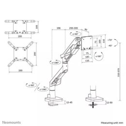 Uchwyt do monitora DS70-256BL1 Gaming 24-57 2-30KG