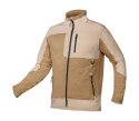 BLUZA SOFTSHELL OUTDOOR, BEŻOWA, ROZMIAR XXL
