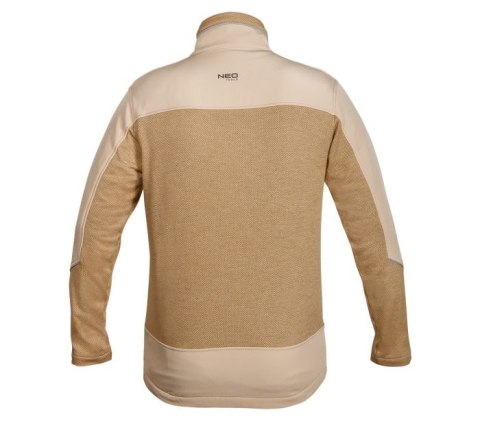 BLUZA SOFTSHELL OUTDOOR, BEŻOWA, ROZMIAR XXL